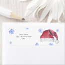 Search for hat return address labels Watercolor