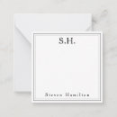 Search for monogram vertical note cards Monogrammed