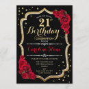 Search for floral 21st birthday invitations Glitter