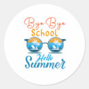 Search for schools out for summer stickers Teacher off duty