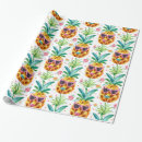 Search for pineapple wrapping paper Green
