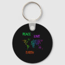 Search for peace on earth key rings Nature