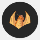Search for orange dragon stickers Red