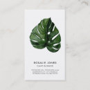 Search for plant nursery business cards Monstera