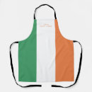 Search for ireland flag aprons Shamrock