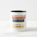 Search for insulting mugs Sarcasm