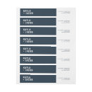 Search for wrap around wedding return address labels Minimalist
