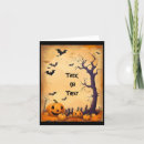 Search for trick or treat halloween cards Vintage