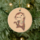 Search for monkey christmas tree decorations Children