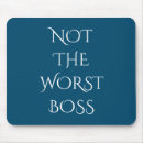 Search for funny boss mouse mats Employee