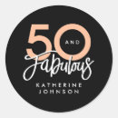 Search for womens birthday party stickers 50 and fabulous
