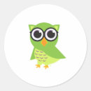 Search for cute owl cartoon stickers Illustration