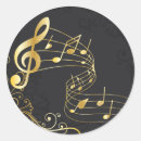 Search for musical design stickers Modern