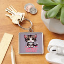 Search for pink cat key rings Girly