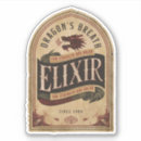 Search for elixir stickers Vintage