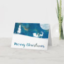 Search for aurora borealis christmas cards Watercolor