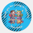 Search for super hero party stickers For kids