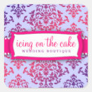Search for pink icing square stickers Purple