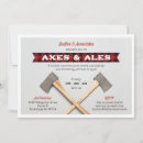 Search for axe invitations Rustic