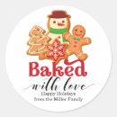 Search for love to bake stickers Family