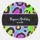 Search for rainbow animal stickers Birthday