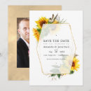 Search for barn wedding save the dates Sunflowers
