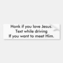 Search for honk if you love jesus bumper stickers Advice
