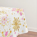 Search for pink and gold tablecloths Elegant