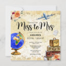 Search for passport bridal shower invitations Globe