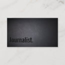 Search for journalism business cards Journalist