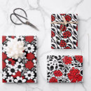 Search for red black and white wrapping paper Whimsical