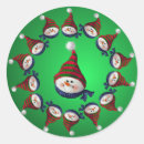 Search for stocking hat stickers Snowman