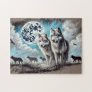 Search for wolves puzzles Wildlife