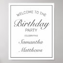 Search for welcome sign birthday party posters Simple