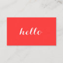 Search for hello business cards Simple