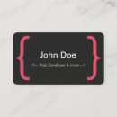 Search for web developer business cards Website