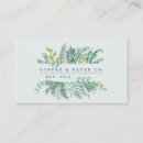 Search for fern business cards Floral