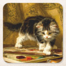 Search for funny cat coasters Kitten