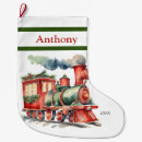 Search for train christmas stockings Railroad