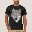 Search for wolf face tshirts Animal