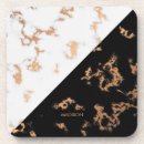 Search for black and white marble coasters Chic