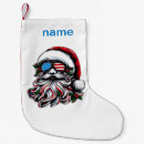 Search for red white and blue christmas stockings America