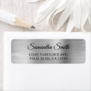 Search for metallic return address labels Minimalist