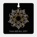Search for silver star christmas tree decorations Black