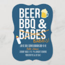 Search for bbq dad 5x7 invitations Cute
