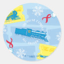 Search for silver bell stickers The polar express