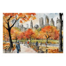 Search for central park posters Autumn