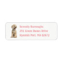 Search for miniature poodle return address labels Cute