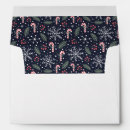Search for candy cane envelopes Christmas pattern