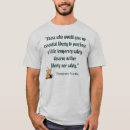 Search for benjamin franklin tshirts Quotation